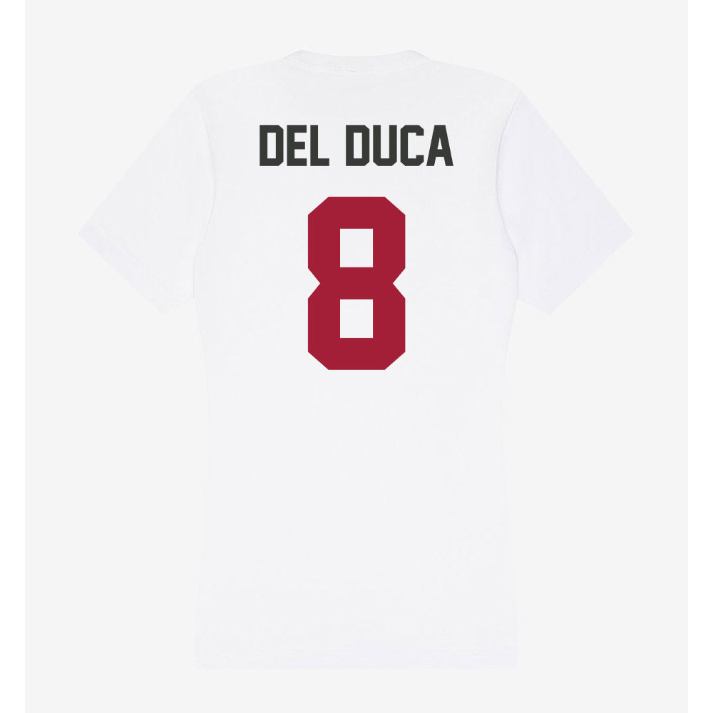 Arkansas - NCAA Softball : Kyler Del Duca - Women's V-Neck T-Shirt-1