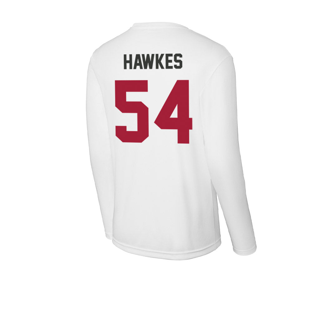 Arkansas - NCAA Football : Adam Hawkes - Activewear Long Sleeve T-Shirt-1