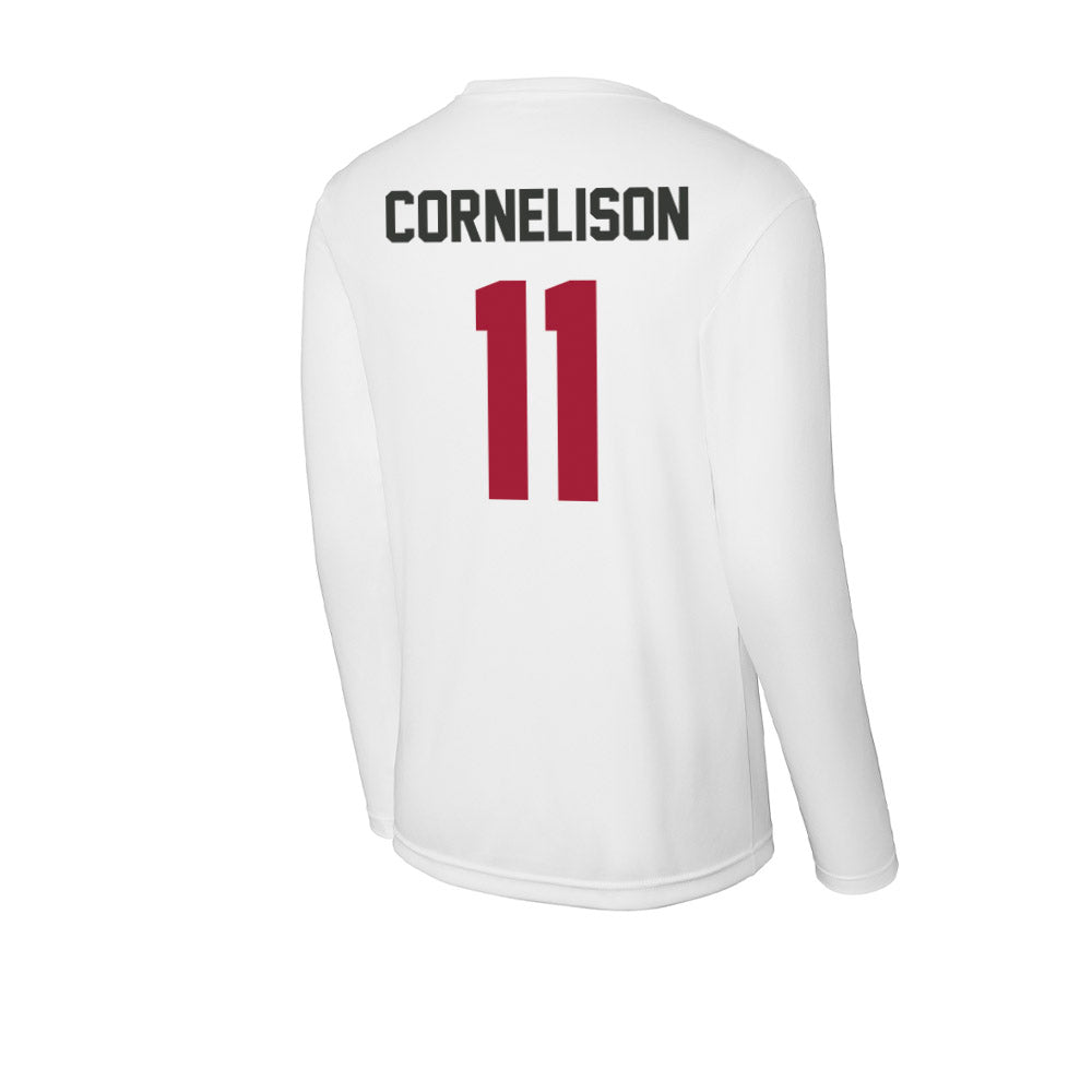 Arkansas - NCAA Baseball : Luke Cornelison - Activewear Long Sleeve T-Shirt-1