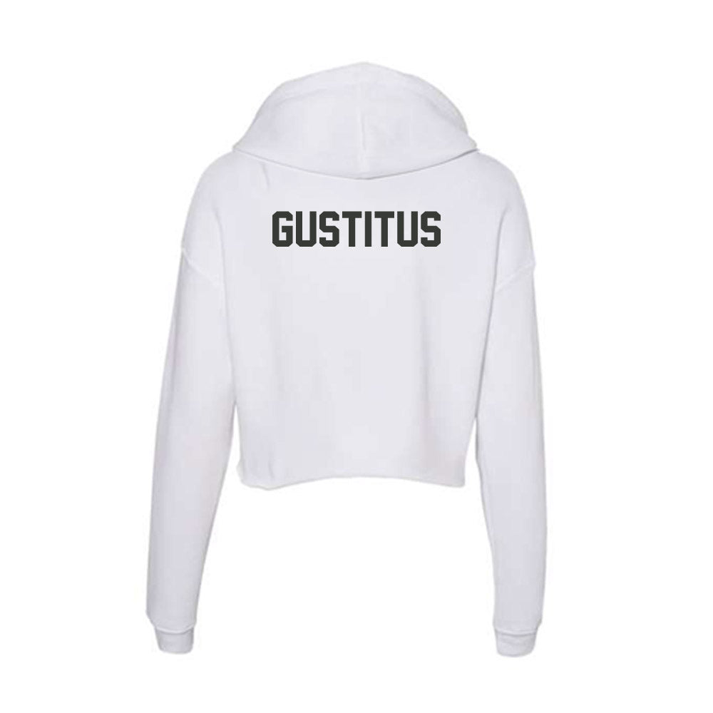 Arkansas - NCAA Women's Gymnastics : Madison Gustitus - Women's Crop Fleece Hoodie-1