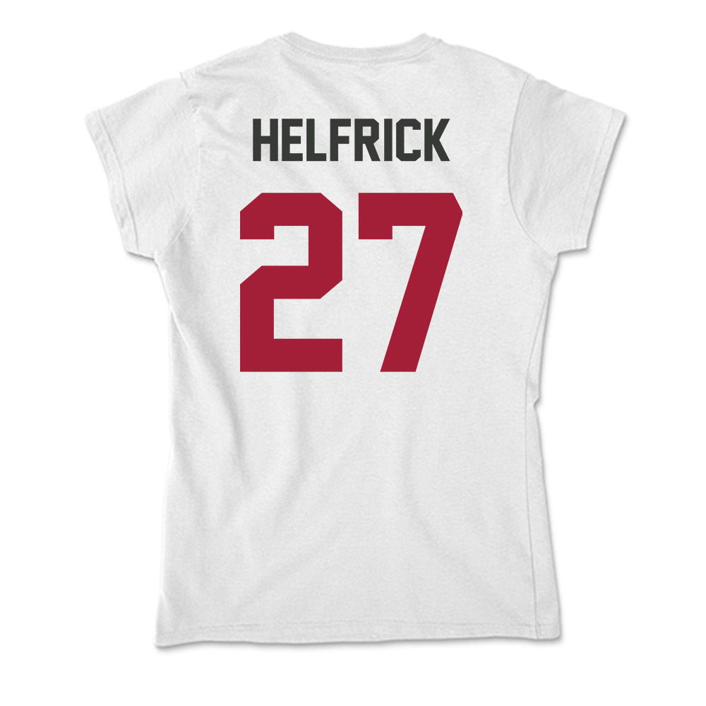 Arkansas - NCAA Baseball : Ryder Helfrick - Soft Style Women’s T-Shirt-1