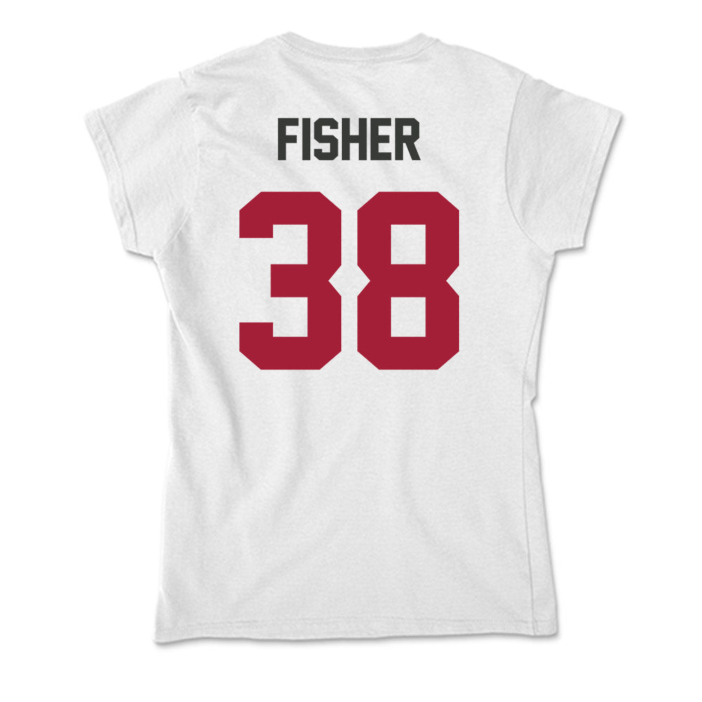 Arkansas - NCAA Baseball : Colin Fisher - Soft Style Women’s T-Shirt-1