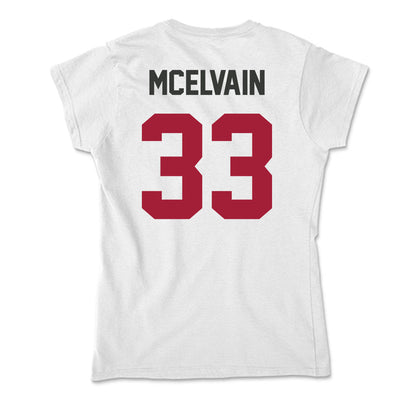 Arkansas - NCAA Baseball : Ethan McElvain - Soft Style Women’s T-Shirt-1