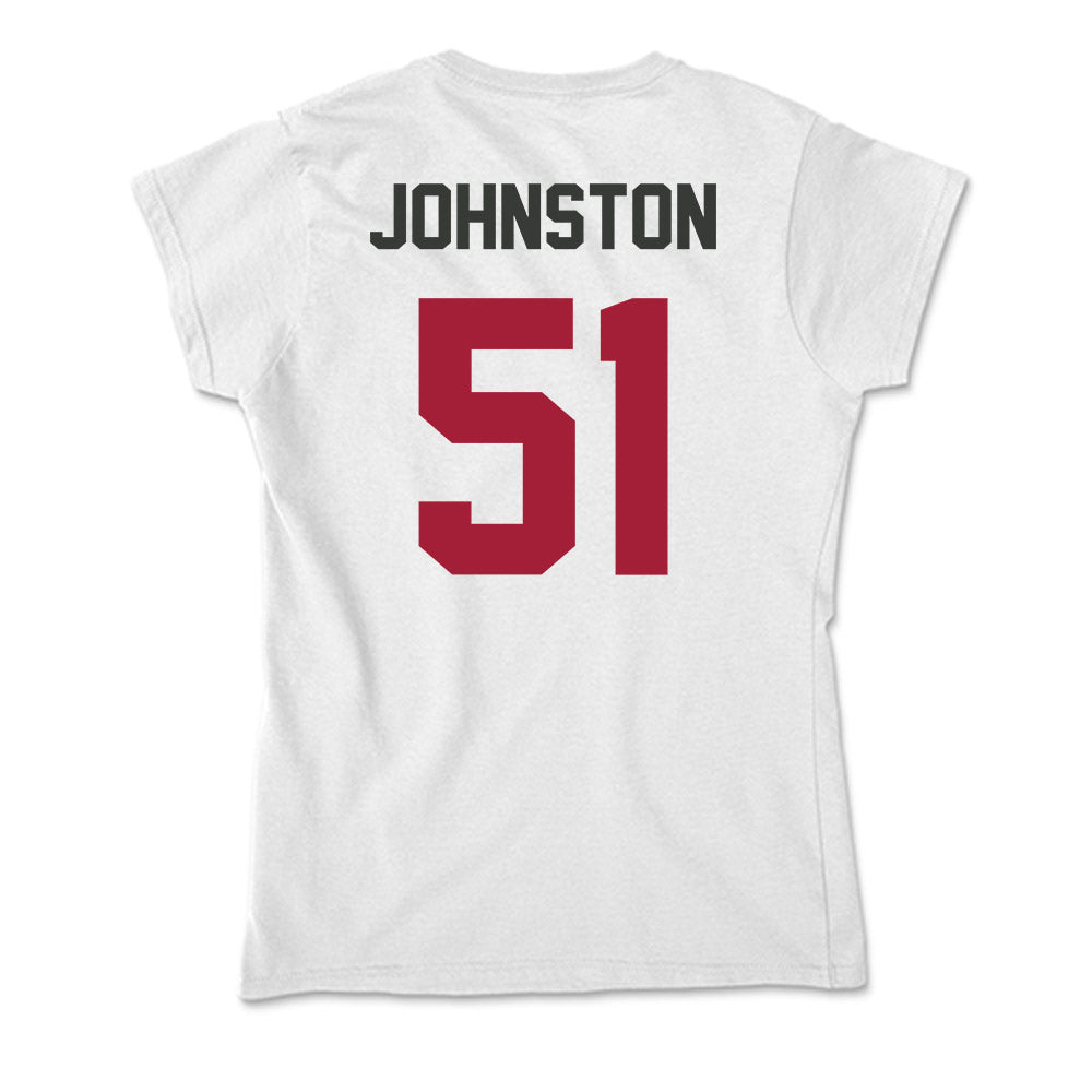 Arkansas - NCAA Football : Adam Johnston - Soft Style Women’s T-Shirt-1