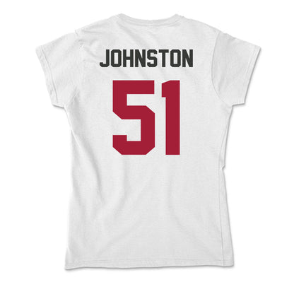 Arkansas - NCAA Football : Adam Johnston - Soft Style Women’s T-Shirt-1