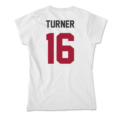 Arkansas - NCAA Baseball : Christian Turner - Soft Style Women’s T-Shirt-1