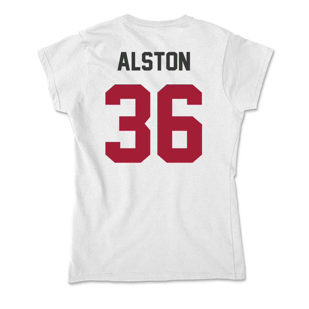 Arkansas - NCAA Football : Brian Alston - Soft Style Women’s T-Shirt-1