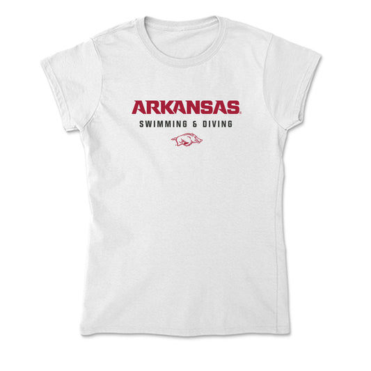 Arkansas - NCAA Women's Swimming & Diving : Lindy Hunter - Soft Style Women’s T-Shirt-0