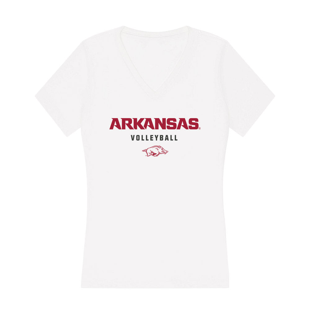 Arkansas - NCAA Women's Volleyball : Parker Duncan - Women's V-Neck T-Shirt-0