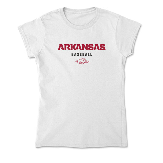 Arkansas - NCAA Baseball : Ty Burnham - Soft Style Women’s T-Shirt-0