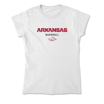 Arkansas - NCAA Baseball : Brody Crane - Soft Style Women’s T-Shirt-0