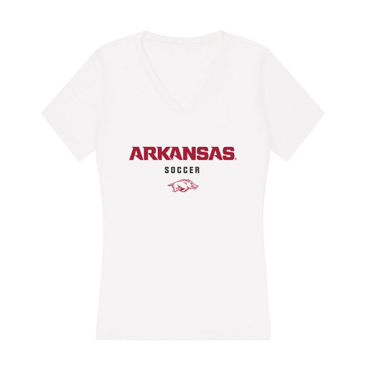 Arkansas - NCAA Women's Soccer : Jailyn Brownlee - Women's V-Neck T-Shirt-0