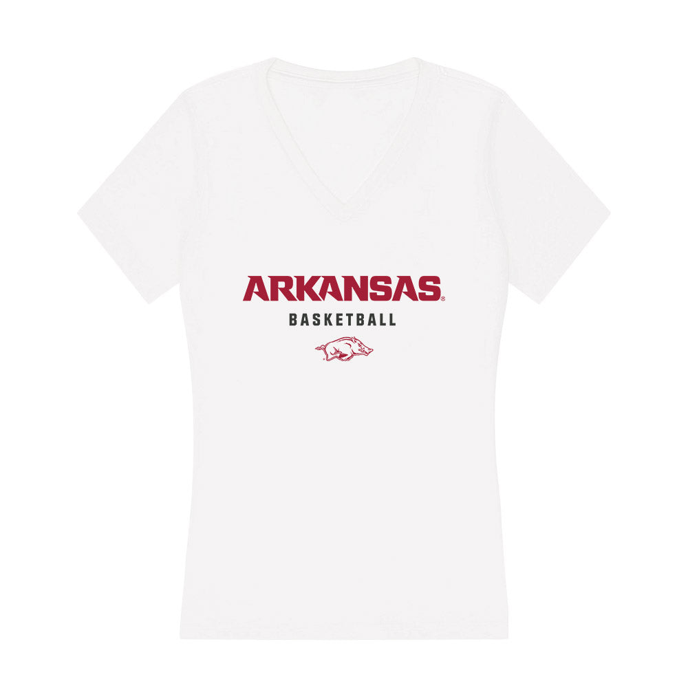 Arkansas - NCAA Women's Basketball : Maryn Archer - Women's V-Neck T-Shirt-0