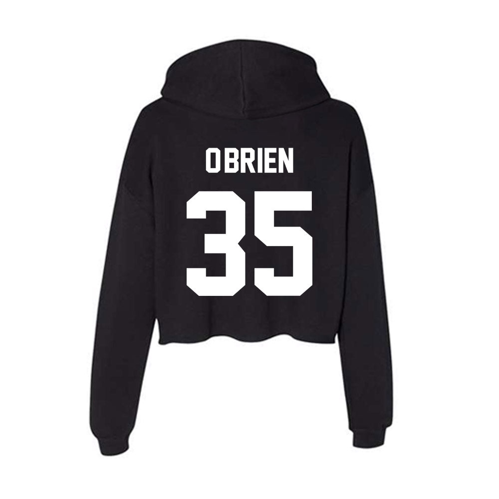 Gonzaga - NCAA Baseball : Finbar O'Brien - Women's Crop Fleece Hoodie-1