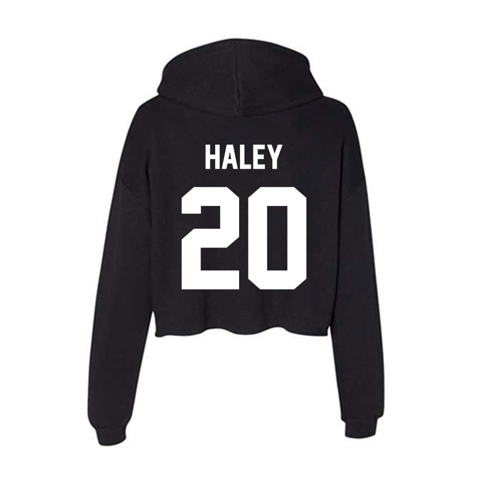 Gonzaga - NCAA Baseball : Maddox Haley - Women's Crop Fleece Hoodie-1