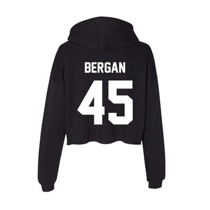 Gonzaga - NCAA Baseball : Ethan Bergan - Women's Crop Fleece Hoodie-1