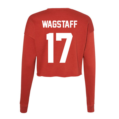 Gonzaga - NCAA Women's Volleyball : Claire Wagstaff - Women's Cropped Crew Fleece-1