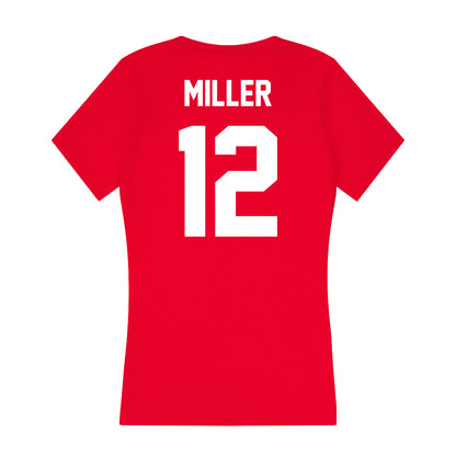 Gonzaga - NCAA Baseball : Peyton Miller - Women's V-Neck T-Shirt-1