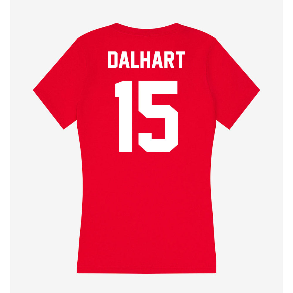 Gonzaga - NCAA Men's Soccer : Isaac Dalhart - Women's V-Neck T-Shirt-1