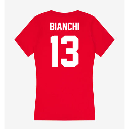 Gonzaga - NCAA Men's Soccer : Nicholas Bianchi - Women's V-Neck T-Shirt-1
