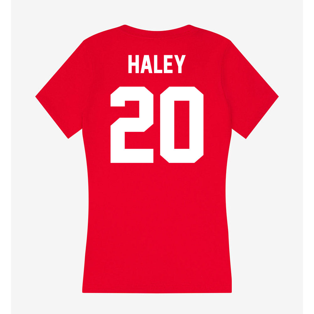 Gonzaga - NCAA Baseball : Maddox Haley - Women's V-Neck T-Shirt-1