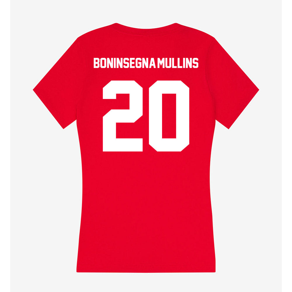 Gonzaga - NCAA Women's Soccer : Harper Boninsegna-Mullins - Women's V-Neck T-Shirt-1