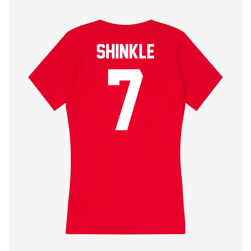 Gonzaga - NCAA Baseball : Bo Shinkle - Women's V-Neck T-Shirt-1