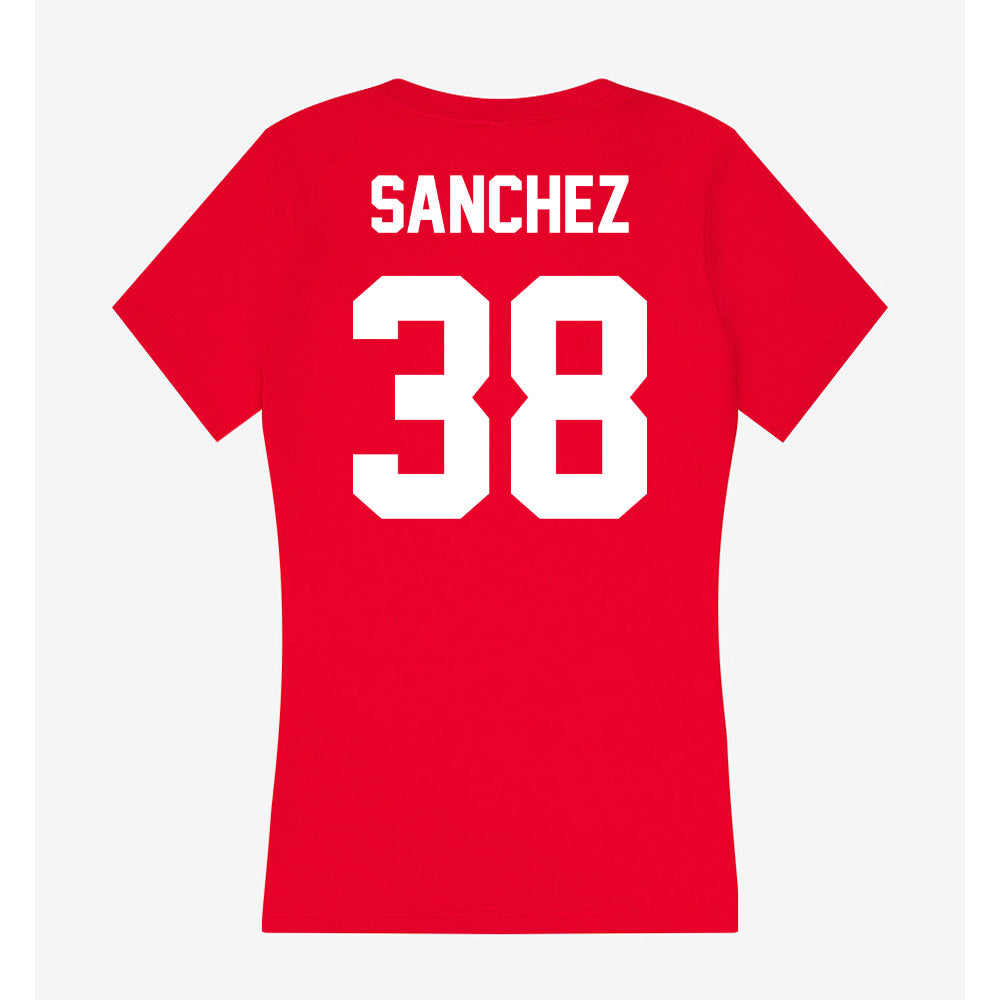 Gonzaga - NCAA Baseball : Ricardo Sanchez - Women's V-Neck T-Shirt-1
