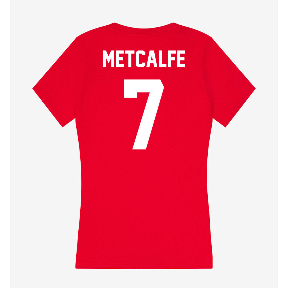 Gonzaga - NCAA Women's Soccer : Brooke Metcalfe - Women's V-Neck T-Shirt-1
