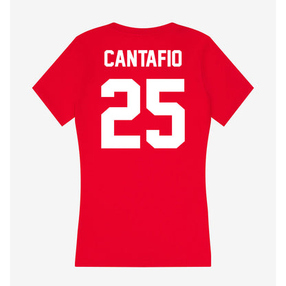 Gonzaga - NCAA Men's Soccer : Dylan Cantafio - Women's V-Neck T-Shirt-1