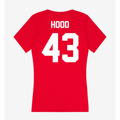Gonzaga - NCAA Baseball : Landon Hood - Women's V-Neck T-Shirt-1
