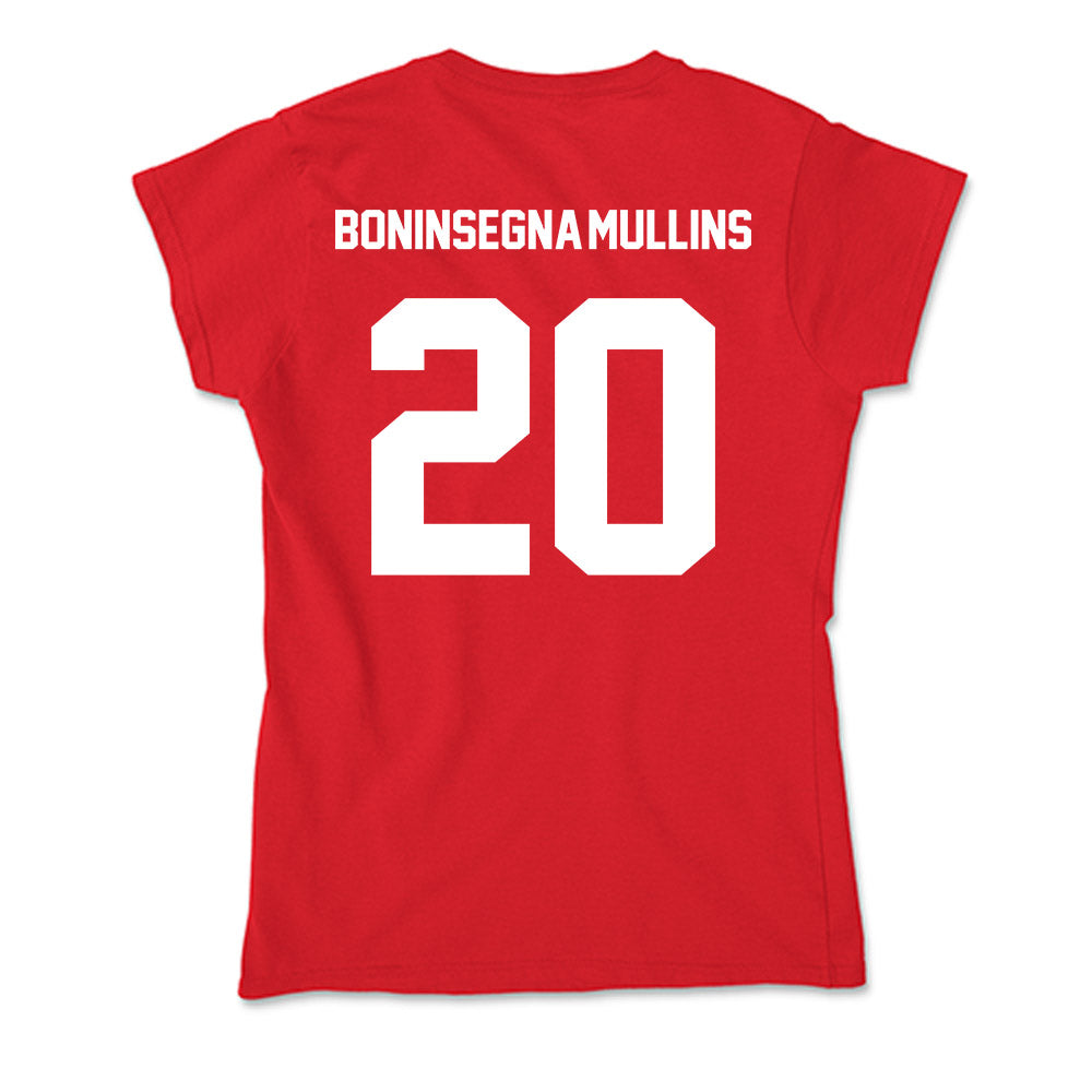 Gonzaga - NCAA Women's Soccer : Harper Boninsegna-Mullins - Soft Style Women’s T-Shirt-1