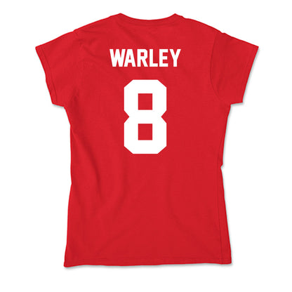 Gonzaga - NCAA Men's Basketball : Jalen Warley - Soft Style Women’s T-Shirt-1