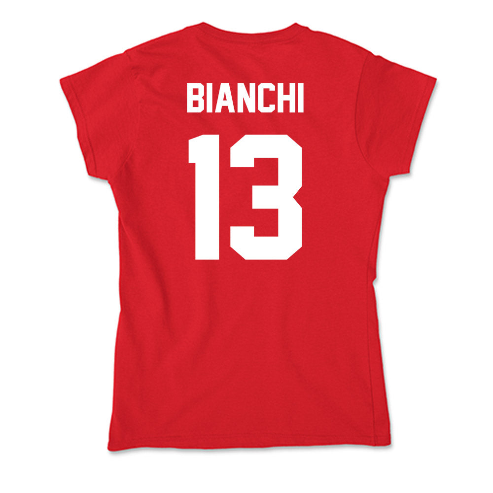 Gonzaga - NCAA Men's Soccer : Nicholas Bianchi - Soft Style Women’s T-Shirt-1