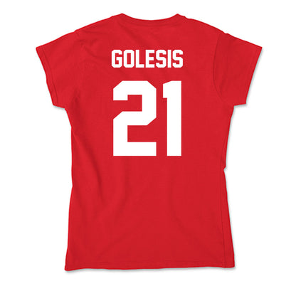 Gonzaga - NCAA Men's Soccer : Nico Golesis - Soft Style Women’s T-Shirt-1