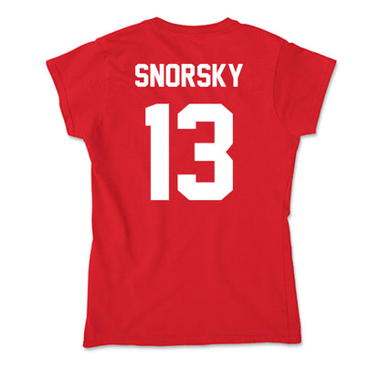 Gonzaga - NCAA Women's Soccer : Samantha Snorsky - Soft Style Women’s T-Shirt-1