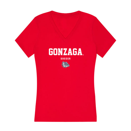 Gonzaga - NCAA Women's Soccer : Emma Hensley - Women's V-Neck T-Shirt-0