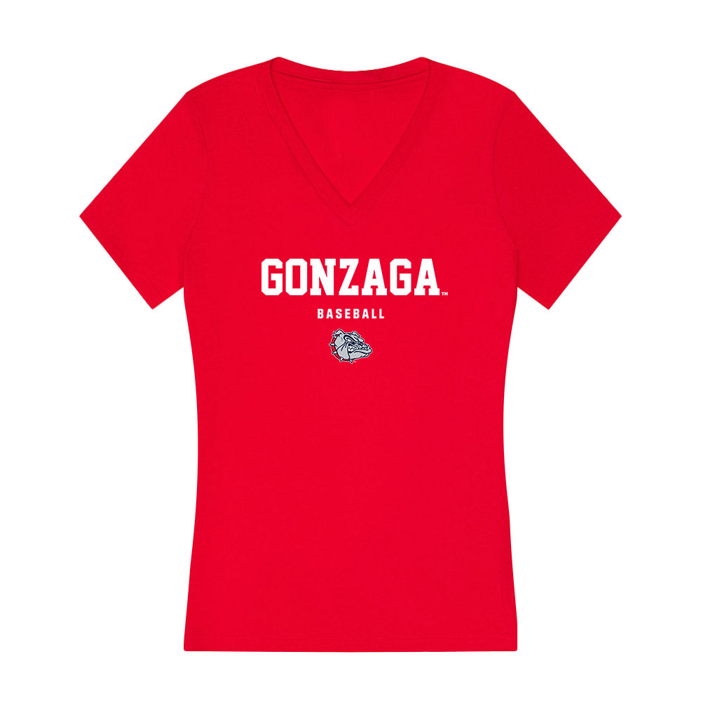 Gonzaga - NCAA Baseball : Gabriel Brabec - Women's V-Neck T-Shirt-0