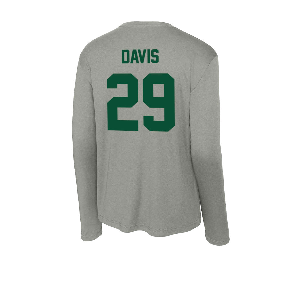 Baylor - NCAA Football : Jordan Davis - Activewear Long Sleeve T-Shirt-1
