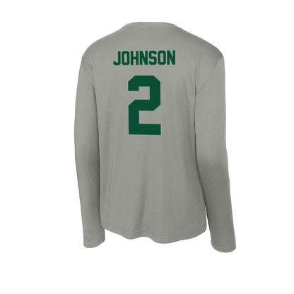 Baylor - NCAA Women's Basketball : Kiersten Johnson - Activewear Long Sleeve T-Shirt-1
