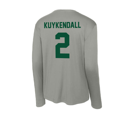 Baylor - NCAA Men's Basketball : Will Kuykendall - Activewear Long Sleeve T-Shirt-1