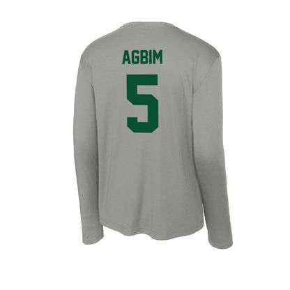 Baylor - NCAA Men's Basketball : Obi Agbim - Activewear Long Sleeve T-Shirt-1