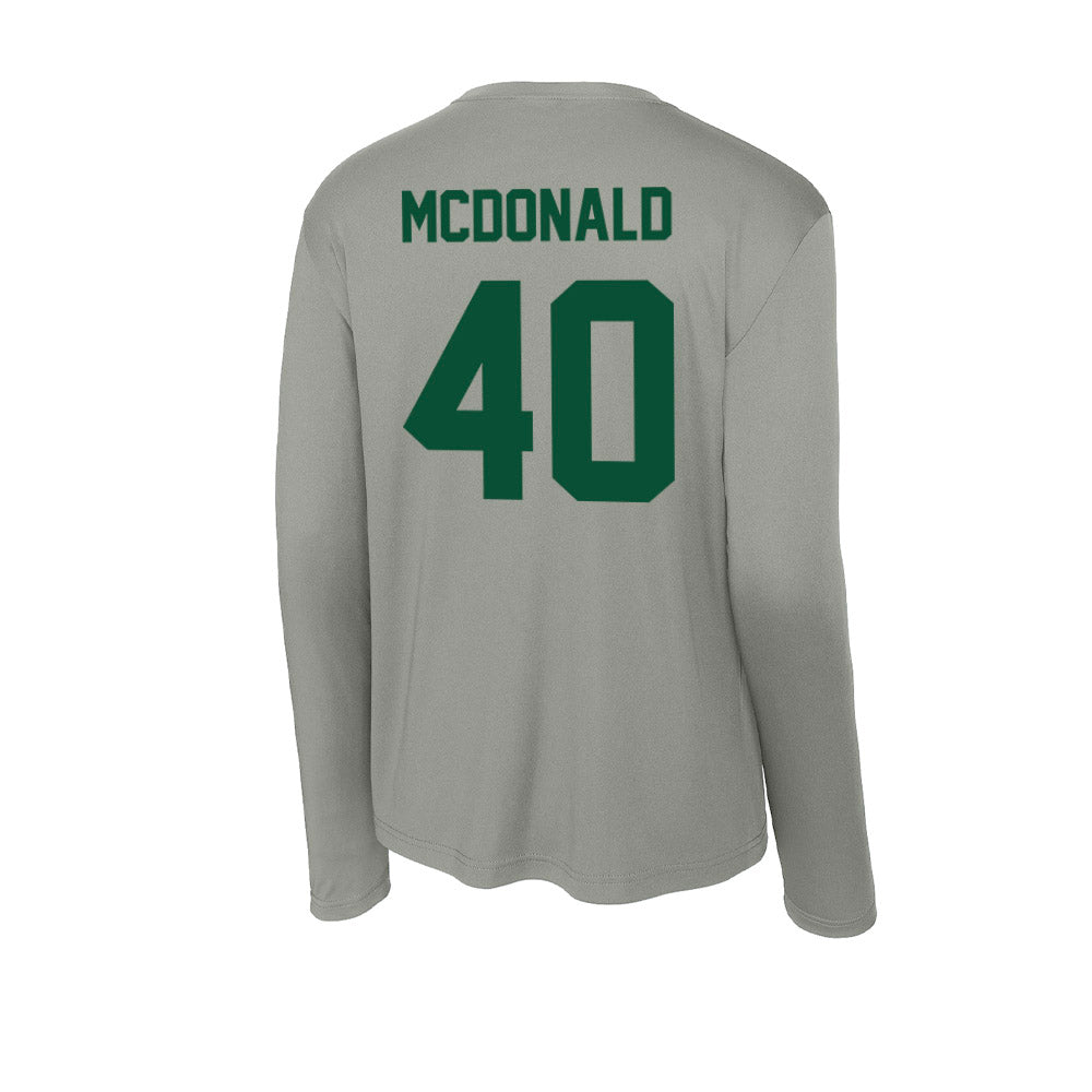 Baylor - NCAA Acrobatics & Tumbling : Leavy McDonald - Activewear Long Sleeve T-Shirt-1