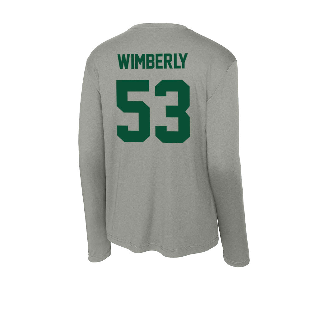 Baylor - NCAA Football : Daemian Wimberly - Activewear Long Sleeve T-Shirt-1