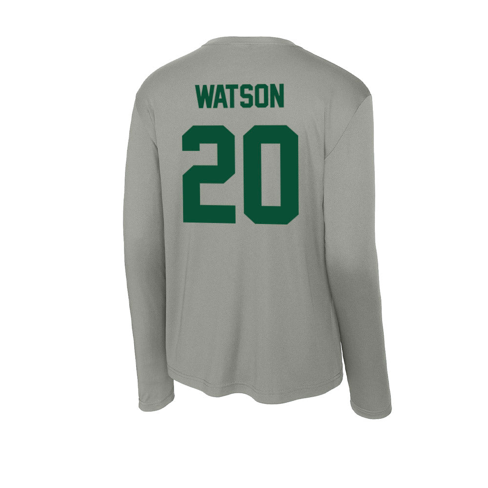 Baylor - NCAA Football : Jacorey Watson - Activewear Long Sleeve T-Shirt-1