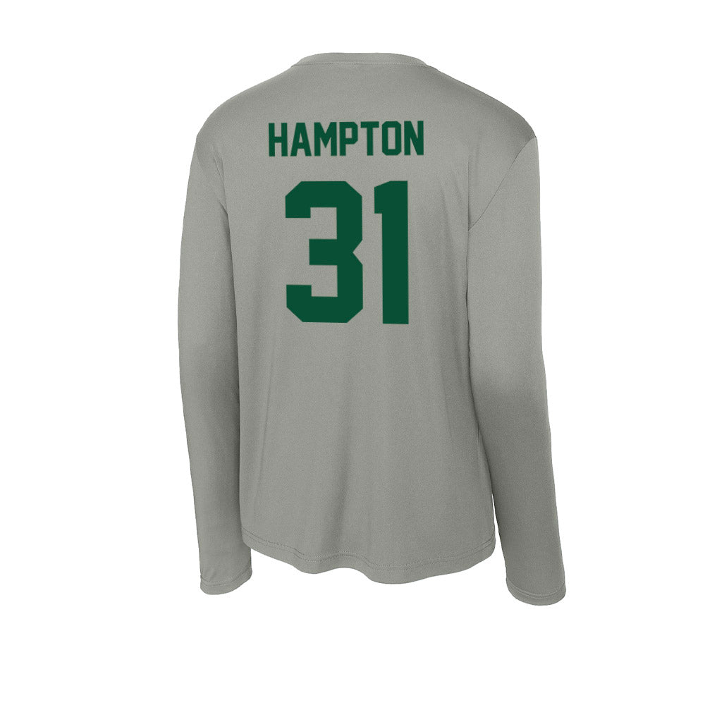 Baylor - NCAA Football : DeBraun Hampton - Activewear Long Sleeve T-Shirt-1