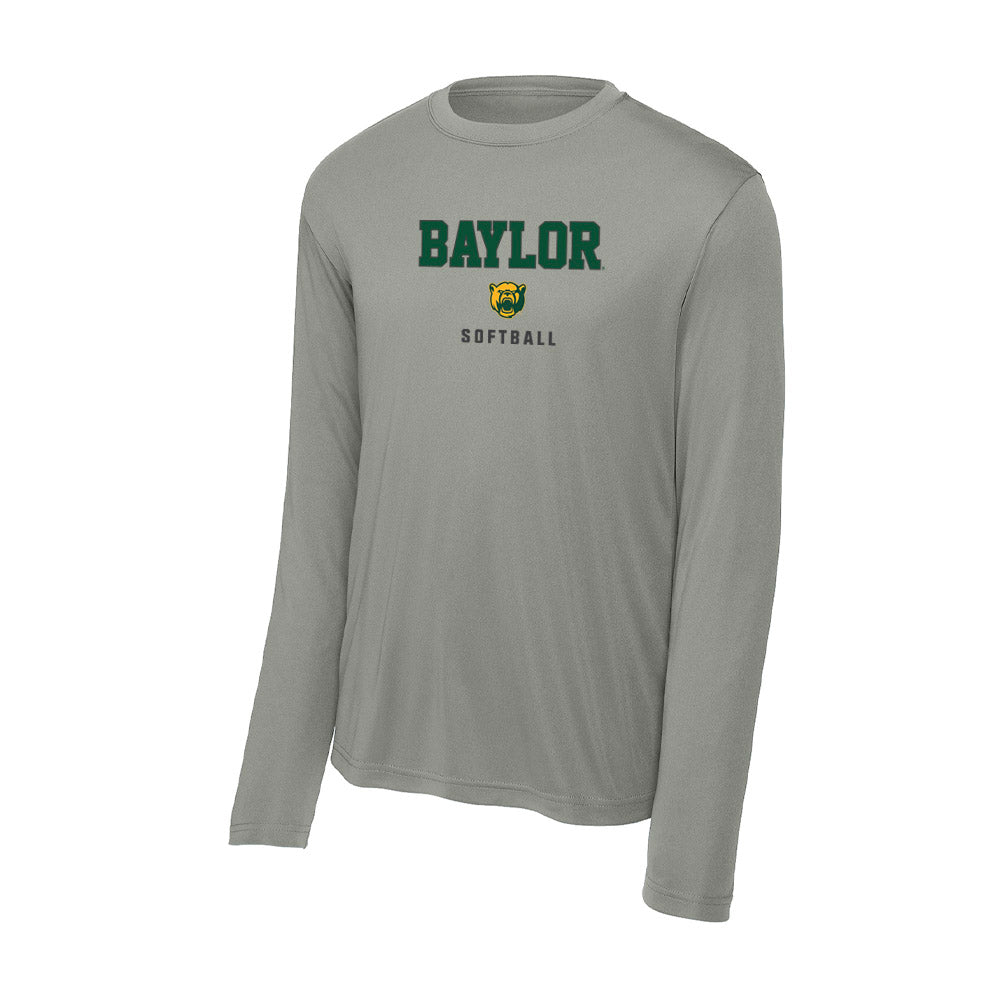 Baylor - NCAA Softball : Faith Piper - Activewear Long Sleeve T-Shirt-0
