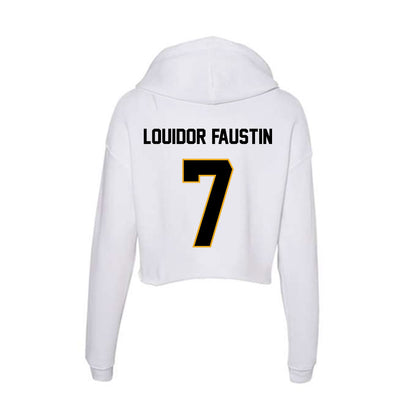 Missouri - NCAA Football : Kensley Louidor Faustin - Classic Shersey Women's Crop Fleece Hooded Sweatshirt-1