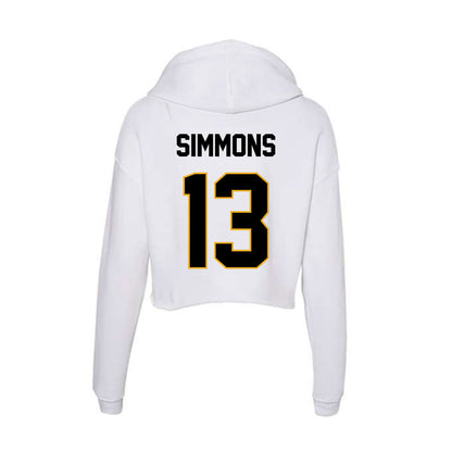 Missouri - NCAA Football : Austin Simmons - Classic Shersey Women's Crop Fleece Hooded Sweatshirt-1