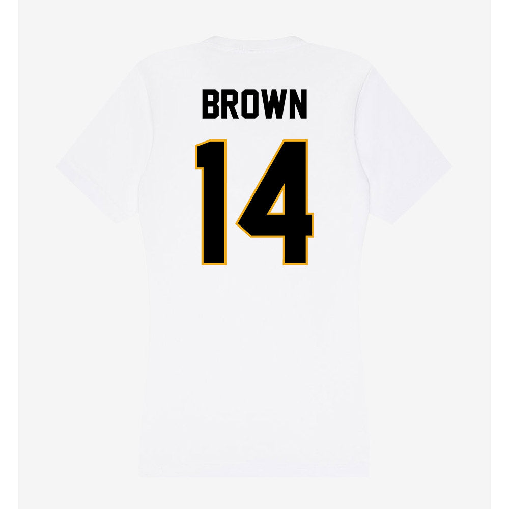 Missouri - NCAA Football : Brett Brown - Classic Shersey Women's V-Neck T-Shirt-1